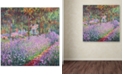 Trademark Global Claude Monet 'The Artist's Garden at Giverny' 35" x 35" Canvas Wall Art